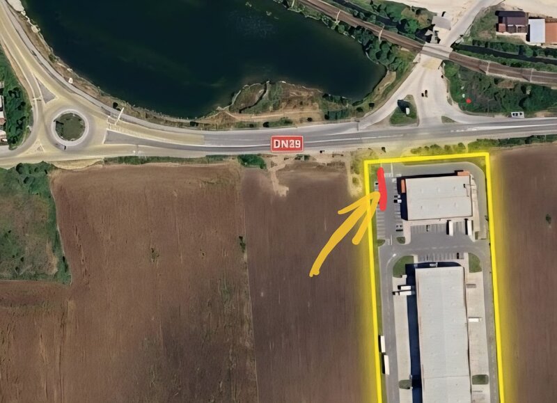 Constanta Port- 2 Mai ocazie, vanzare teren intravilan (44 x 261m) la DN39