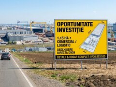 Constanta Port- 2 Mai ocazie, vanzare teren intravilan (44 x 261m) la DN39